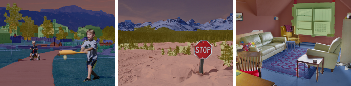 Image labeled with stuff classes